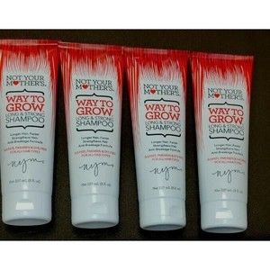 (4) BRAND NEW Not Your Mother's WAY TO GROW Long & Strong Shampoo 8 fl oz